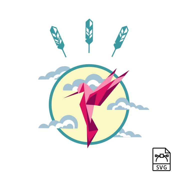 Kolibri - Vektorgrafiken